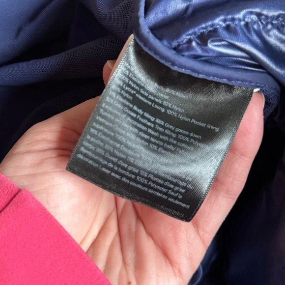 Lululemon Down for It All Vest Shine Night Sea size 12 - Picture 12 of 12